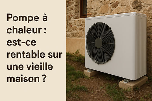 Pompe à chaleur : est-ce rentable sur une vieille maison ?